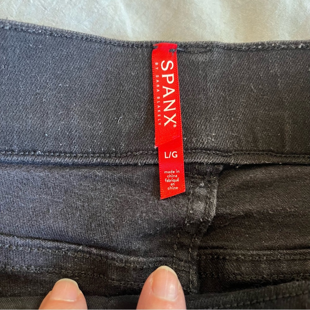 SPANX‎ Women’s Skinny Black Shapewear Jeans. Size Large. - Picture 7 of 14